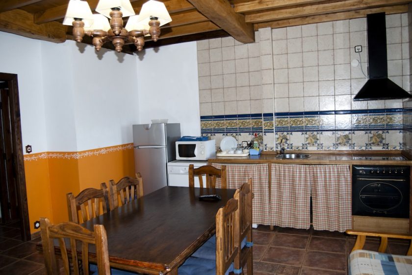 detalle cocina salón comedor